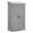 68“ Gray, variant on Potting Bench with Storage Cabinet and Metal Table Top, Outdoor Work Station Table for Patio, Garden, Deck, Solid Hemlock Wood Storage Cabinet with Shelves and Rust-Resistant Metal Top, Gray