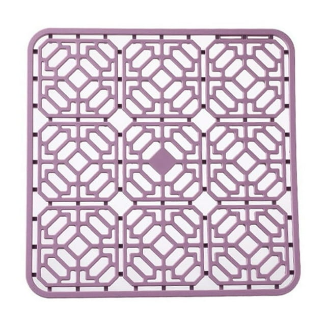 Tapis de Séchage en Silicone Polyvalent - Résistant à la Chaleur, Antidérapant et Facile à Nettoyer!