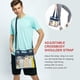 thumbnail image 5 of Bolso bandolera transparente con correa ajustable y bolsillo con cremallera, 5 of 6