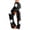 Black, variant on Women's Halloween Pajama Pants Skeleton Castle Elastic High Waist Horror Sleep Pants Witch Hat Ghost Drawstring Funny Pajama Pants, M