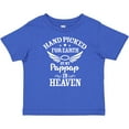 thumbnail image 3 of Inktastic Handpicked for Earth by My Pappap in Heaven with Angel Wings Boys or Girls Baby T-Shirt, 3 of 5