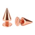 thumbnail image 4 of Spiked Cone Spike Stud, Metal Rivet Spikes Screw Back 100 Sets  For Bags 7x10mm, 4 of 8