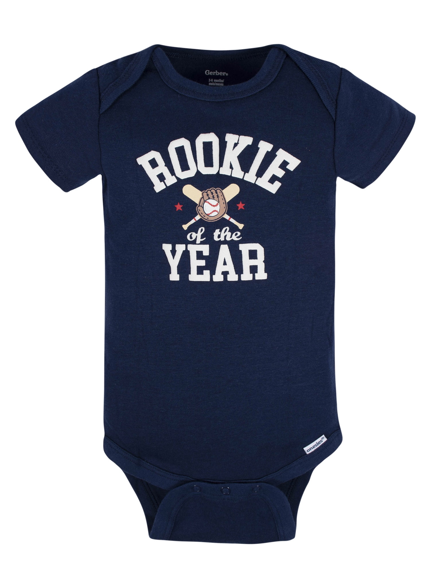 Gerber Baby Boy Short Sleeves Onesies Bodysuits, 8-Pack, Sizes Newborn-12M