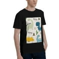 thumbnail image 2 of Bingfone Childish Dinosaur Men'S Loose Fit Short-Sleeve Pocket T-Shirt, 2 of 7
