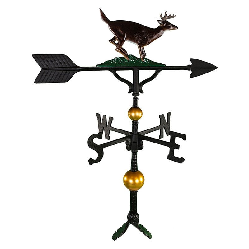 Deluxe Color Buck Weathervane 32 in. by Montague Metal Products