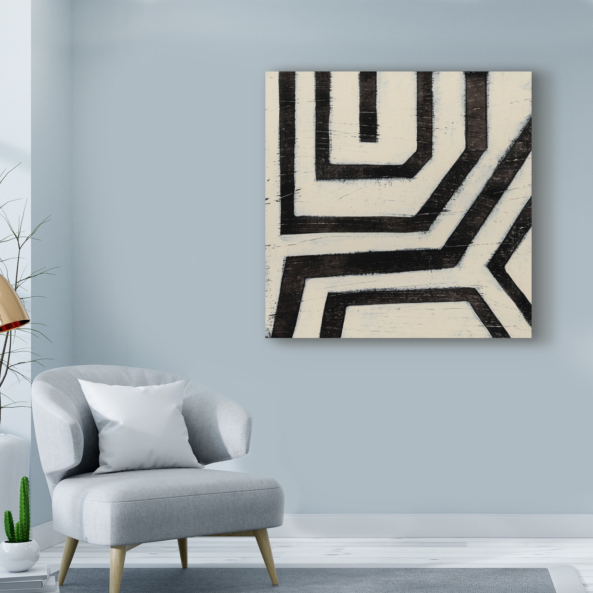 Trademark Fine Art 'Hieroglyph VIII' Canvas Art by June Erica Vess