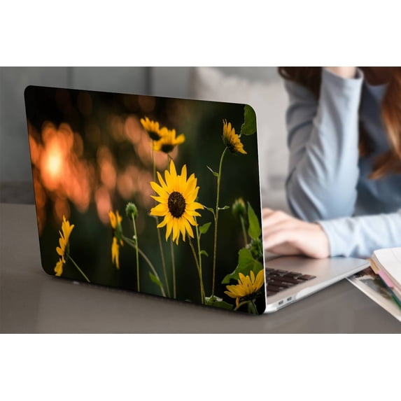 KSK KAISHEK Protective Case Hard Cover Only Compatible MacBook Air 13" 2010/2013/2014-2017 A1369/A1466, Flowers 410