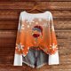 thumbnail image 4 of MHFRRA Sudadera con Capucha Sin Cabeza Atmosphere para Mujer Naranja, 4 of 4