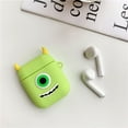 thumbnail image 3 of Cornershop Cartoon Wireless Earphone Case Headphones Cover Protective Box For Airpods Green, 3 of 8