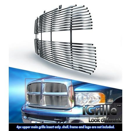 - Fits 02-05 Dodge Ram Stainless Steel Billet Grille Insert