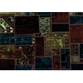 thumbnail image 1 of Ahgly Company Indoor Rectangle Abstract Light Blue Modern Area Rugs, 8' x 10', 1 of 4