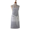 thumbnail image 3 of Cotton Apron - Small Dots Print - Kitchen BBQ Restaurant Cooking Painters Artists - Full Apron, 3 of 11