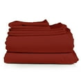 thumbnail image 2 of HIGH THREAD COUNT 1800 EGYPTIAN COTTON & BAMBOO SATIN SOFT SHEET DEEP POCKETS, 2 of 8