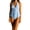 Light Blue, variant on Women's Halter Two Piece Bikini Set, Casual Vacation Bathing Suit, Hot Spring Resort Summer Beach Swimwear Yellow S