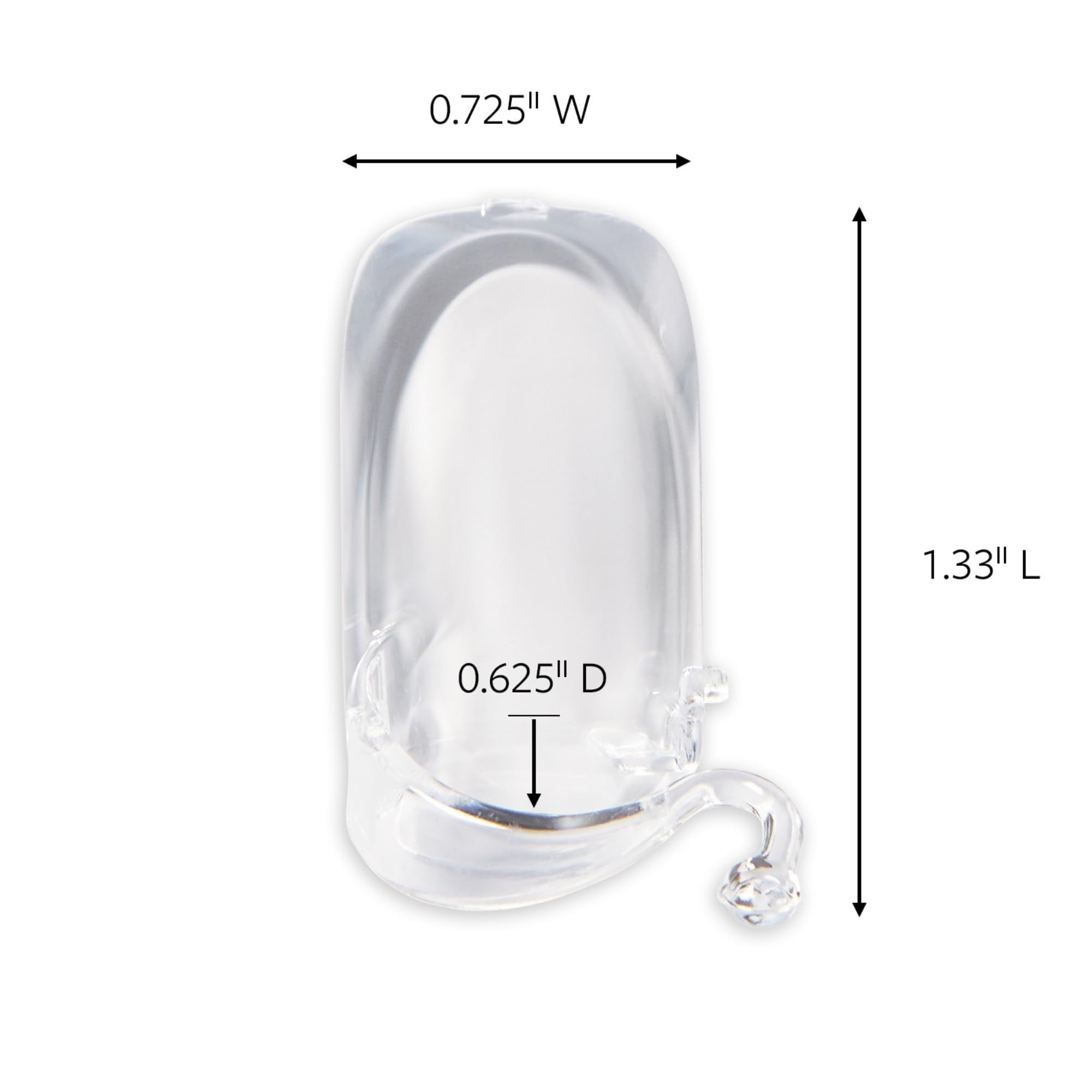 Command Outdoor Rope Light Clips [Removable]: 12-Pack Clear [12-Sets] — Residential Use, Standard Application