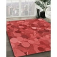 thumbnail image 2 of Ahgly Company Indoor Rectangle Patterned Red Area Rugs, 7' x 10', 2 of 6