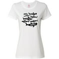 thumbnail image 3 of Inktastic Types of Sharks Women's T-Shirt, 3 of 5