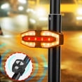 thumbnail image 4 of Electric Scooter Turning Signal Tail Light USB Rechargable with Remote Control Signal Light LED, 4 of 6