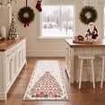 thumbnail image 5 of KUETH 5'x7' Christmas Machine Washable Area Rug, Non-Slip Rugs for Living Room, Bedroom and Dining Area, Beige, 5 of 7