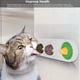 thumbnail image 2 of Juguete para gatos con hojas naturales de hierba gatera, bolas comestibles, juguete interactivo giratorio para gatos, gatitos, Limpieza de dientes, 2 of 7