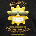 thumbnail image 3 of CafePress - Pickleball Sun With A Chance Of Pickleball T Shirt - Womens Football Shirt, 3 of 4