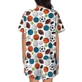 thumbnail image 3 of Kdxio Color Balls Print Pajamas Sets for Women Short-Sleeved Pjs with Lounge Shorts Two Piece Sleepwear S-4XL, 3 of 9