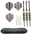 thumbnail image 2 of Steel Tip Darts, Copper Practical 22g 3 Pcs Professional Steel Tip Darts Stable  for Darts Beginners, 2 of 8