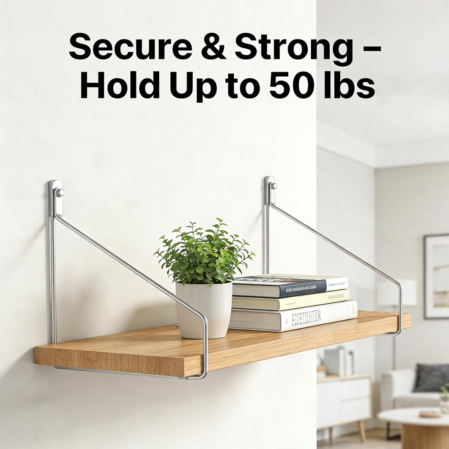 200Pcs Drywall Anchors and Screws Kit, 100Pcs Ribbed Plastic Wall Anchors with 100Pcs 1-1/5" Screws & Drill Bit, Heavy Duty Anchors for Hanging Pictures, Shelves, Home Mounting