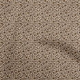 thumbnail image 1 of oneOone Cotton Poplin Twill Brown Fabric Geometric Craft Projects Decor Fabric Printed By The Yard 56 Inch Wide, 1 of 5