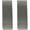 Pebble Grain Antique Silver, variant on Set of 2 Chrome-Plated Slim Stainless Steel Money Clips in Silver (Pebble Grain)