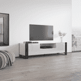 thumbnail image 4 of Woody TV Stand for TVs up to 75", Modern High Gloss 71" Entertainment Center, TV Media Console with Storage Cabinets, 4 of 7