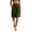Green, variant on SRZYMJ Womens Bermuda Shorts Knee Length Loose Fit High Waisted Wide Leg Drawstring Work Hiking Cargo Shorts with Pockets