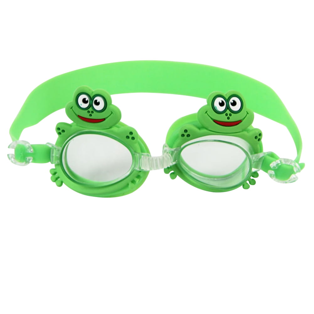 FunnyBeans Kids Cartoon Swim Goggles, Toddler Swimming Goggles for Boys