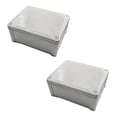 thumbnail image 1 of 2 Pzs Caja Estanca Lisa CCTV Tornillos 17.5x15x8 IP65 blanco 17.5cm, 1 of 7