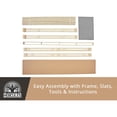 thumbnail image 2 of Hercules 8 in. High Profile Foundation Mattress Box Spring Replacement, Cal King, 2 of 10
