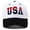 White, variant on 2024 New America Flag Embroidery Baseball Cap for Men Women Cotton Snapback Hat Unisex Hip Hop USA Caps for Man Patriotic Adjustable Cotton Dad Hat USA Embroidered American Flag Cap for Men Women