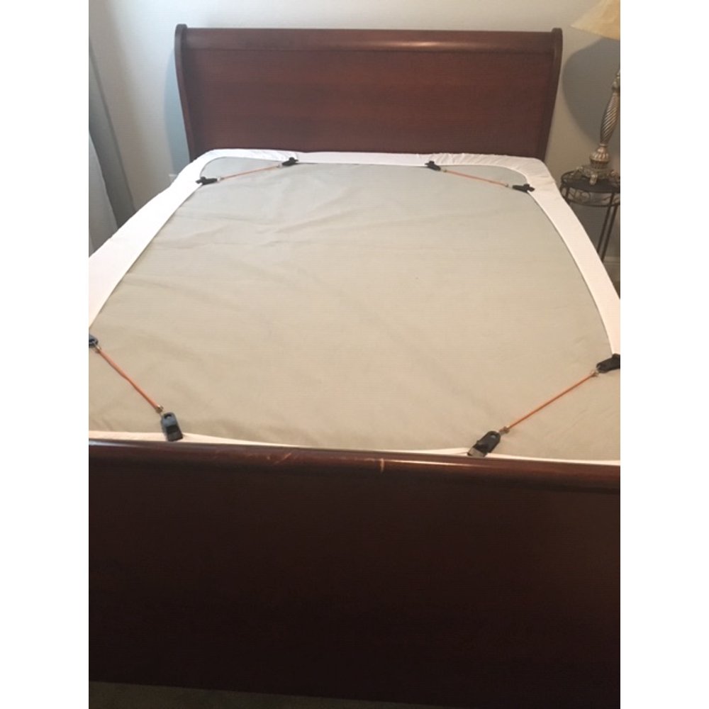 WILLIAMSON BED SHEET HOLDER STRAPS, FITS ALL SIZE BEDS 4 PCS