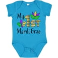 thumbnail image 3 of Inktastic My 1st Mardi Gras with Mask Boys or Girls Baby Bodysuit, 3 of 5