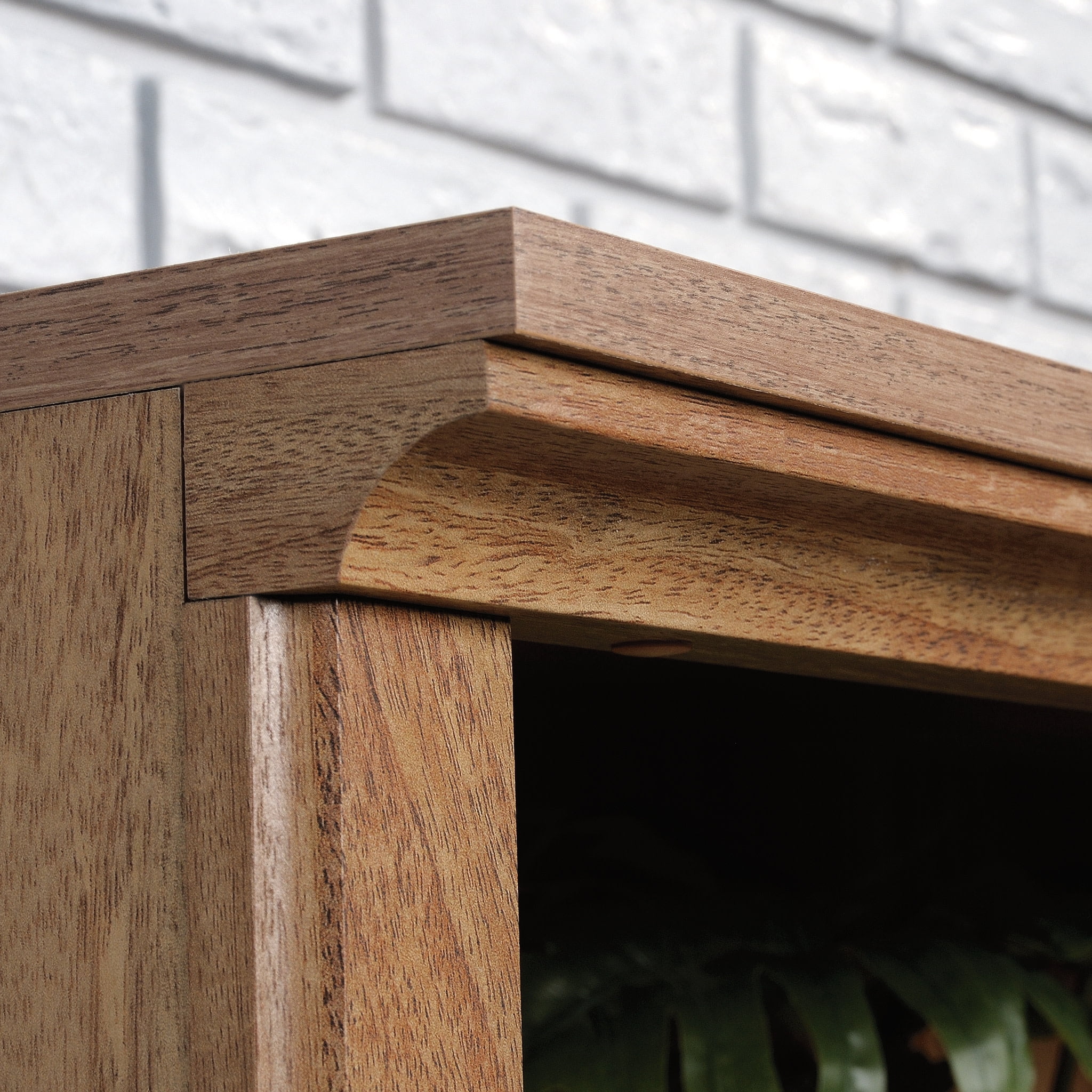 Sauder Select Engineered Wood Bookcase in Sindoori Mango/Natural