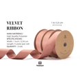 thumbnail image 2 of Juego de cintas de terciopelo Vitalizart, 3 rollos, 2,5 cm x 14 m, color rosa, 2 of 6