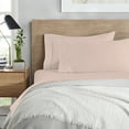thumbnail image 6 of Purity Home Twin Bed Sheet Set - 100% Cotton Percale, 400 Thread Count - Cool, Crisp, Breathable & Durable 4-Piece - Blush, 6 of 8