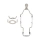 thumbnail image 5 of Juego de arpa para lámpara, repuestos ajustables, kit de soporte para arpa para lámpara, lámpara de pie universal argén, 5 of 9