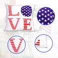 thumbnail image 4 of Independence Day Pillow Home Cushion Seat Cushion With Insert, Decorated With Love Typography And Flag-Inspired Accents For Festive Celebrations, Soft Comfortable, 4 of 7