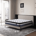 thumbnail image 2 of LivinVeluris 10 inch Queen Hybrid Mattress in a Box - Gel-Infused Memory Foam for Cool Sleep & Pressure Relief - CertiPUR-US Certified, 2 of 10