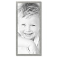 thumbnail image 2 of ArtToFrames 21" x 48" Classic Silver Picture Frame, 21x48 inch Silver Wood Poster Frame (WOM-4926), 2 of 7