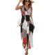 thumbnail image 1 of Vestido De Noche De Lujo Sin Mangas Para Mujer, Abstract Geometrical Vestido De Fiesta, 1 of 5