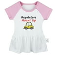 thumbnail image 1 of Regulators Mount Up Funny Dresses For Baby, Newborn Babies Skirts, Infant Princess Dress, 0-24M Kids Graphic Clothes (Pink Raglan Dresses, 18-24 Months), 1 of 4
