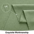 thumbnail image 6 of decorUhome Linen Rectangle Tablecloth 52x70 inch, Stain and Wrinkle Resistant Washable Table Cloth, Decorative Waterproof Fabric Table Cover for Dining Party, Sage Green, 6 of 8