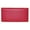 Red, variant on CTM Leather Solid Color Checkbook Cover Wallet