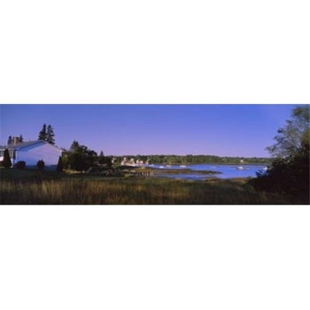 Panoramic Images Buildings in a national park Acadia National Park Mount Desert Island Hancock County Maine USA Poster Print by Panoramic Images - 36 x 12